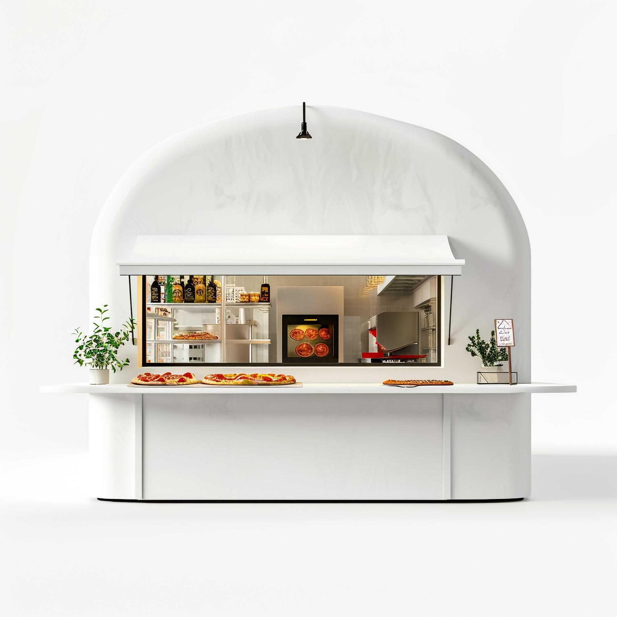 Outdoor pop-up kitchen